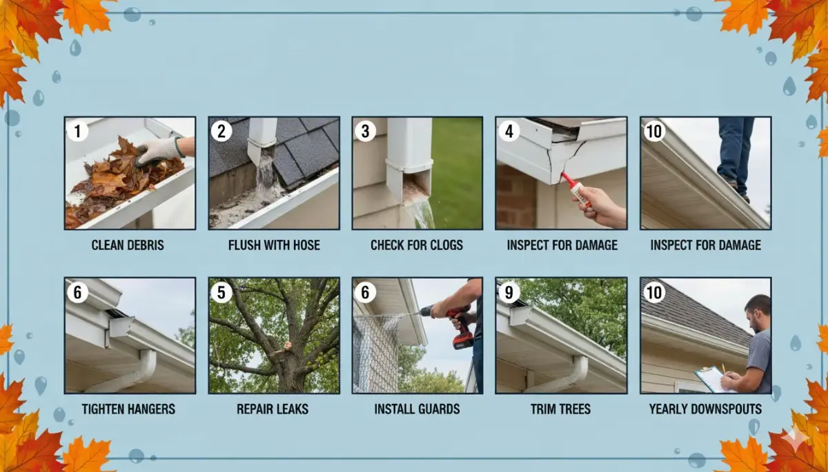 Top 10 Best Preventive Maintenance Practices for Gutters to Protect Your Home