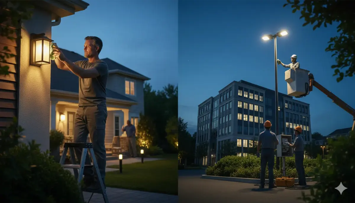 Essential Exterior Lighting Maintenance Tips for Homeowners and Businesses