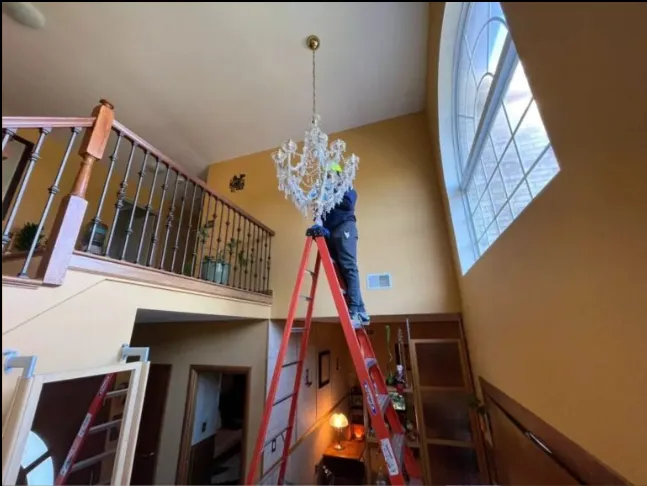 Chandelier Cleaning & Bulb Replacement by Busy Bee