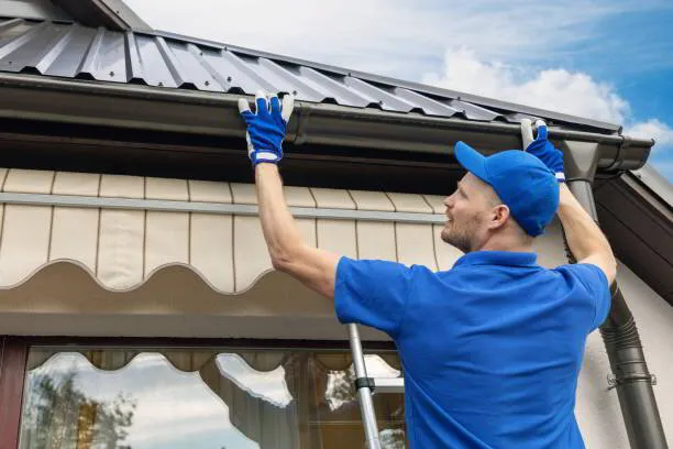 Clean gutters after Busy Bee gutter cleaning service